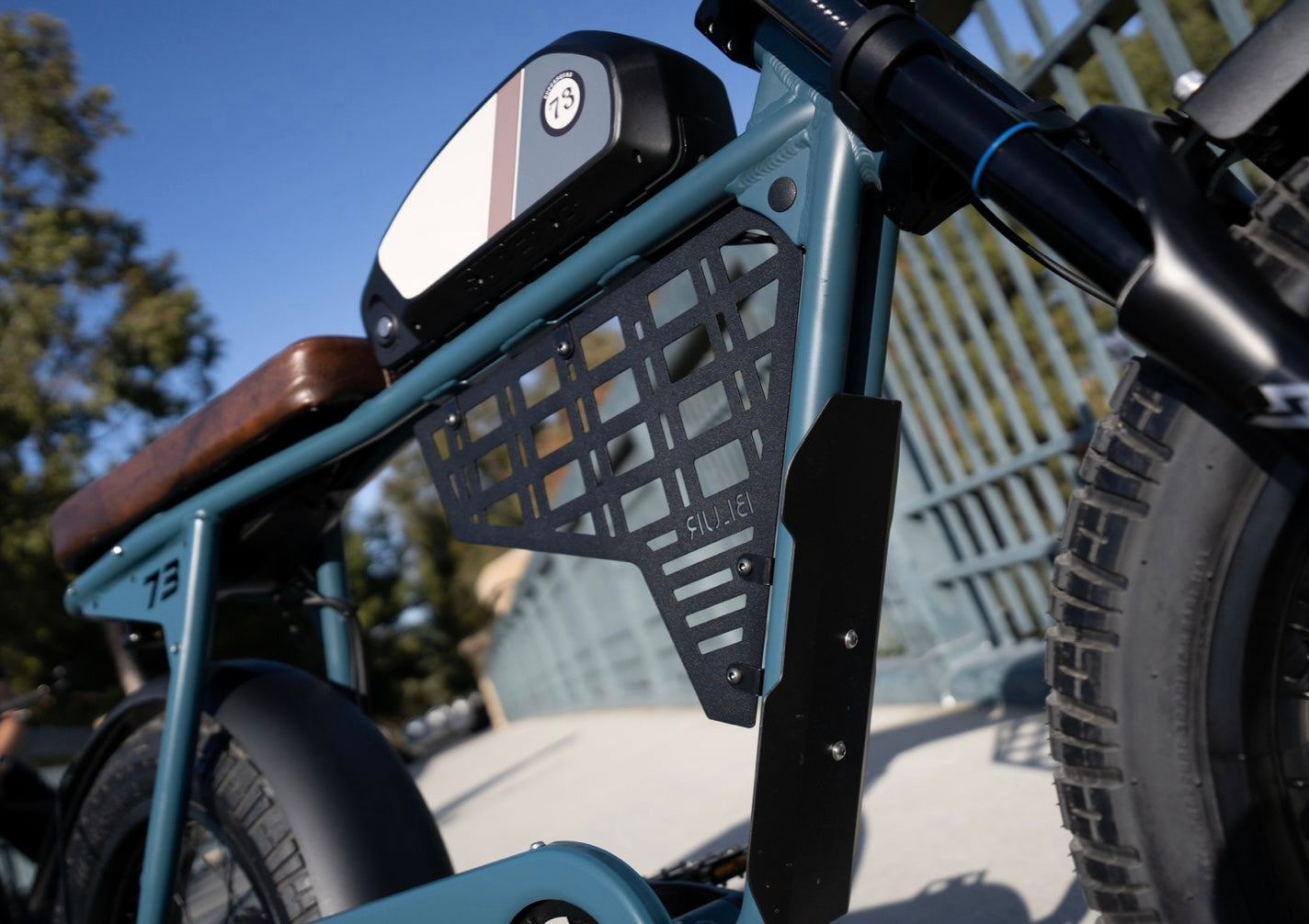 Super73 ebike with Black Center Molle