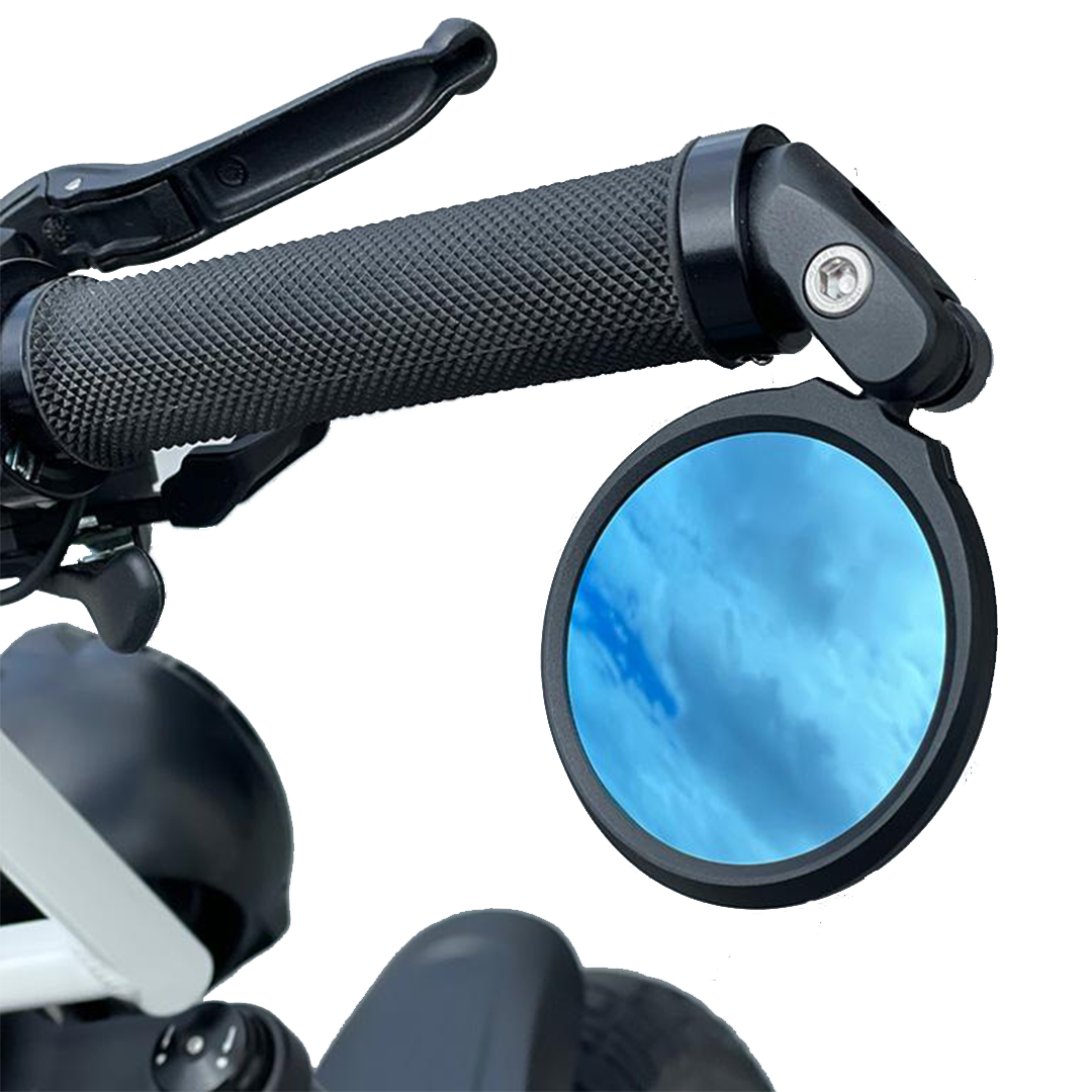 Side mirror on a Super73 eBike