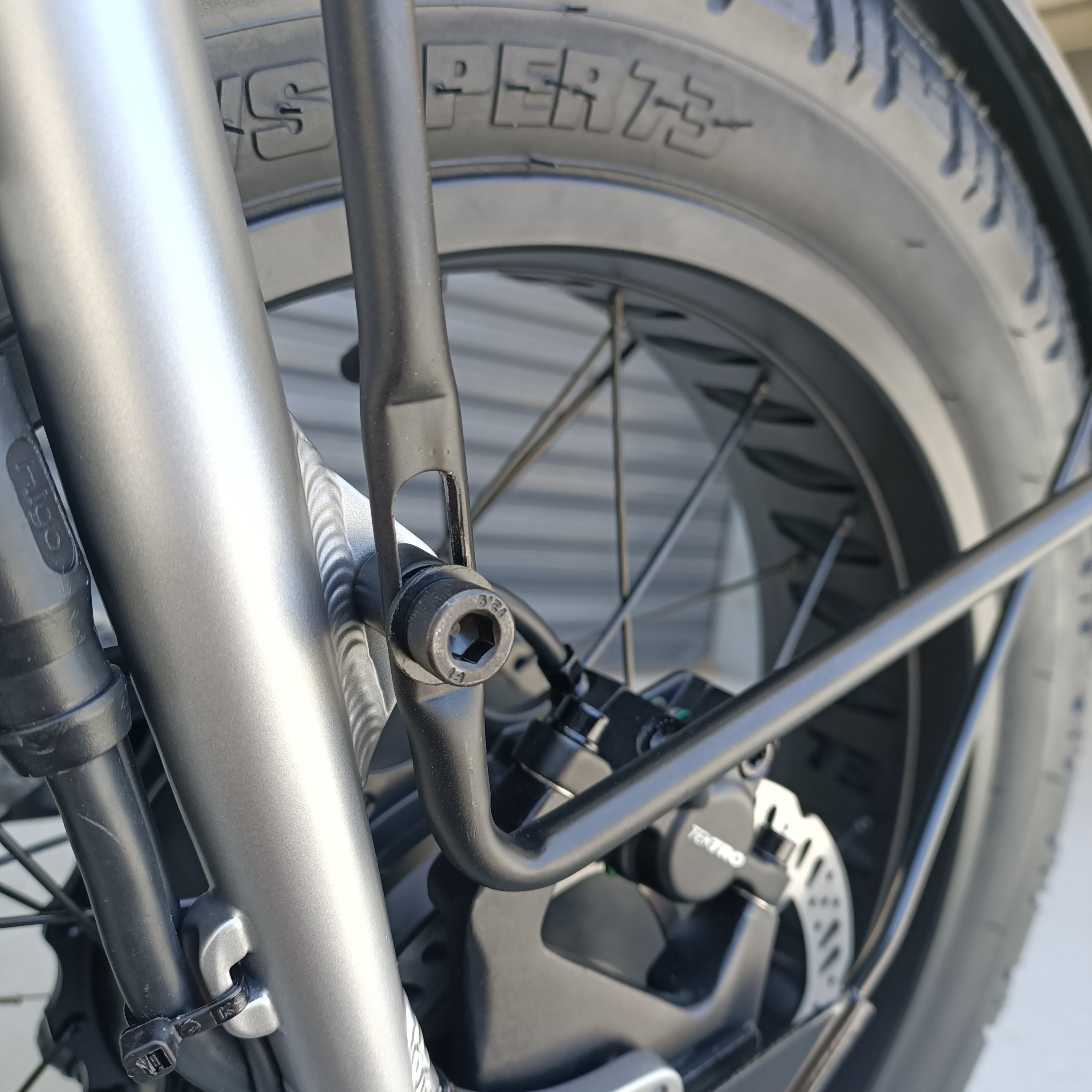 Super73 pannier bag mounting rack