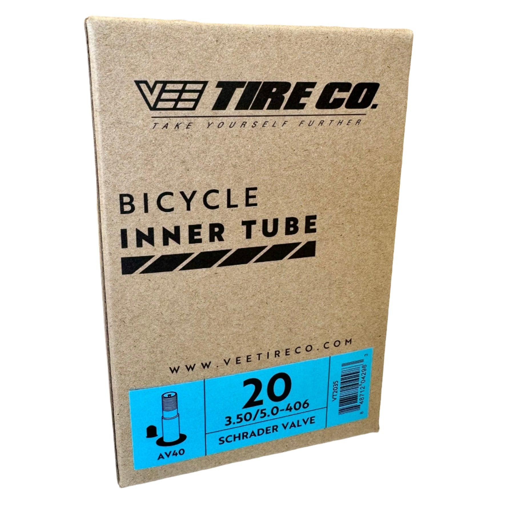 eBike tube for tyres 3.5 to 5.0 wide by Vee Tyres