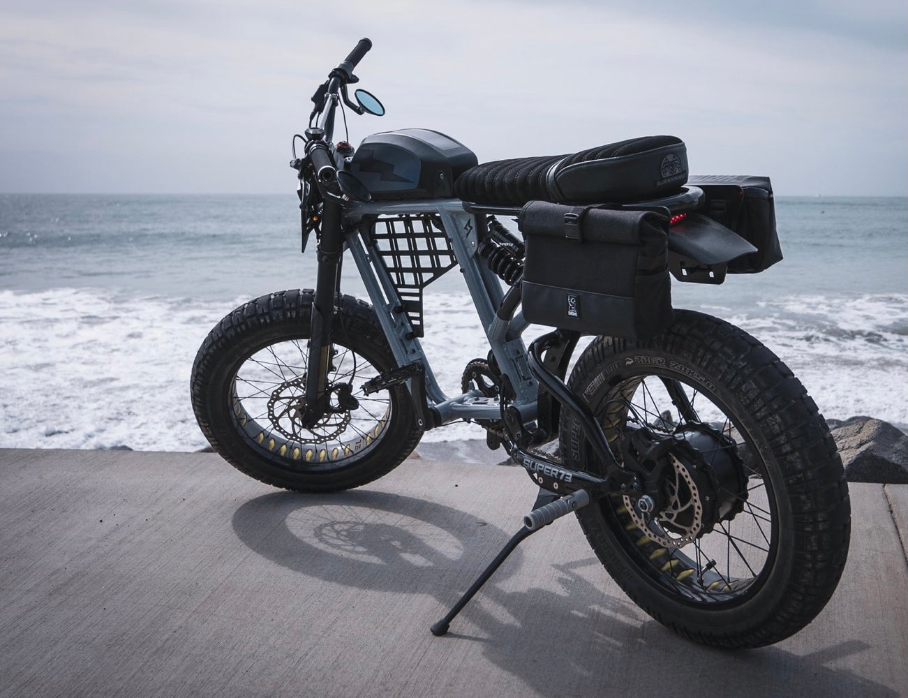 Super73 RX-E with Black Center Molle